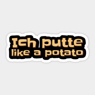 Potato Putt Golf Sticker